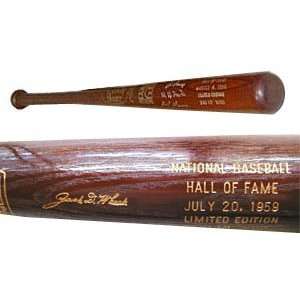  1959 Hall of Fame Induction LE Special Engraved Bat 