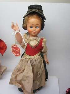 International Doll vintage Lot 3 Poland Christl, Greece  