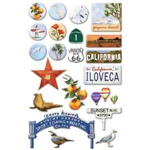  Southern California Epoxy Stickers Arts, Crafts & Sewing