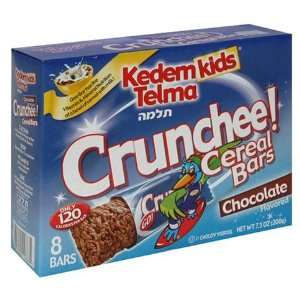 Kedem Breakfast Cereal Bars, Crunchee Chocolate Cereal Bars, 8 ct, 0.9 