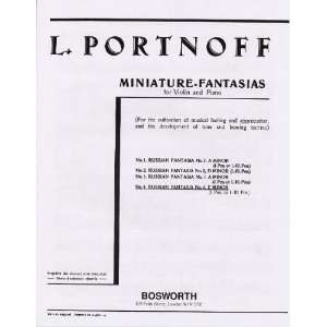  Fantasia No.4 E Minor for Violin and Piano (9783865435668) Books