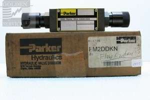Parker FM2DDKN Hydraulic Valve Dual Flow Control 5K PSI  