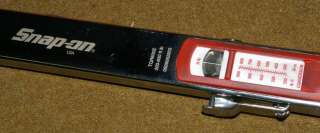 SNAP ON MODEL # TQR600E TORQUE WRENCH 200 600 FT LB MANUFACTURED MAY 