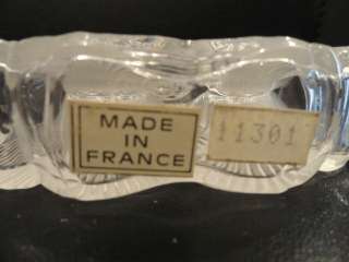 Vintage Lalique Deux Fleurs Crystal Perfume Bottle Signed Lalique Made 