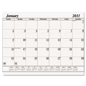   Monthly Desk Pad Calendar Refill, 22w x 17h, 2012: Office Products