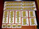 1983 to 85 GT BMX Coin Decals, headtube, seatpost, bars  