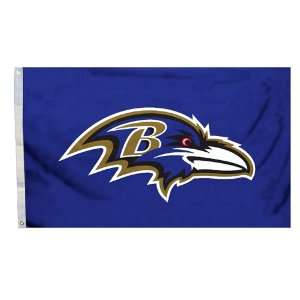  BSS   Baltimore Ravens NFL 3x5 Banner Flag: Everything 