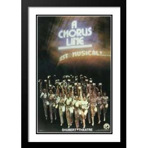 Chorus Line   Broadway Framed and Double Matted 32x45 Broadway 