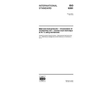  ISO 63911997, Meat and meat products    Enumeration of 