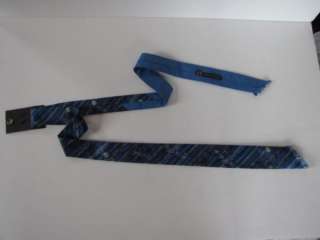 Armani Exchange AX Blue Mens Tie BN 100% Authentic  