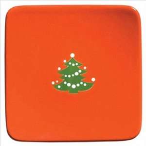 Waechtersbach Christmas Tree Flat Square Plate, Appetizer:  