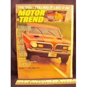 1968 68 October MOTOR TREND Magazine (Features: Test Reports on 