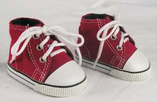 RED HI TOP SHOES DOLL CLOTHES FIT 18AMERICAN GIRL  