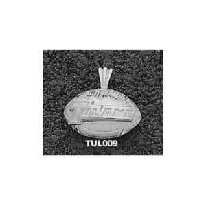  Tulane University Tulane Football Pendant (Silver 