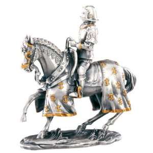  English Knight on Horse   Pewter   4 Height