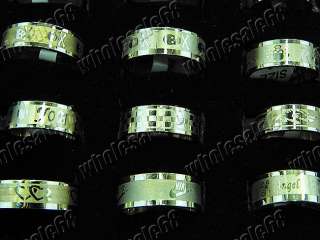 FREE Wholesale resale lots 50pcs stainless steel gothic mans ring 