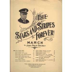   Stripes Forever (March, 30111 Piano Solo) John Philip Sousa Books