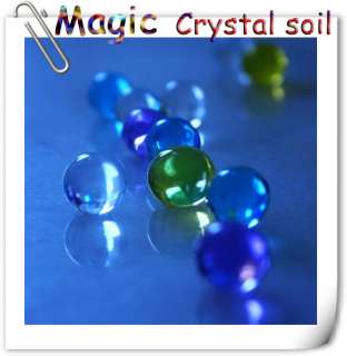 New Blue Crystal soil Mud Water Beads Plant 5g X 10bag  