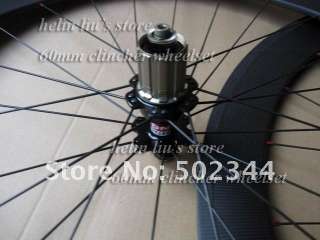 carbon wheelset/700c 60mm clincher carbon wheels  