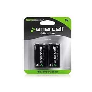 Enercell® 9 Volt Alkaline Batteries (2 Pack): Electronics
