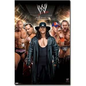   Shawn Michaels, The Undertaker, John Cena, Triple H) Sports Poster