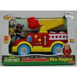   Sesame Street Fire Engine Vehicle ~ Elmo to the Rescue Toys & Games