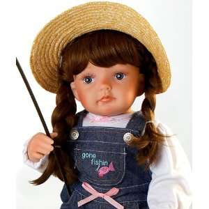  Gone Fishin, 21 Collectible Girl Doll in Vinyl Paradise 