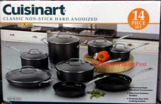 Cuisinart 14 pc Non stick Hard Anodized Cookware Set  