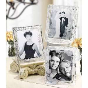  Set of 3 Crystal Picture Frames, size 8 x 10: Home 