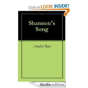Shannons Song Analyn Rose  Kindle Store