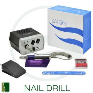   Nail Drill Kit Set Bits Manicure Pedicure Acrylic w/ Power Supply