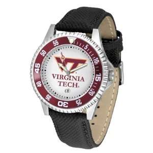 Virginia Tech Hokies VT NCAA Mens Leather Wrist Watch  