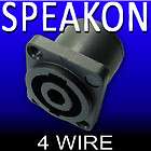 10 profession al speakon 4 wire panel mount connectors $ 12 99 time 