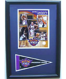 Phoenix Suns 2007 Team Photo w/ Mini Pennant  Overstock