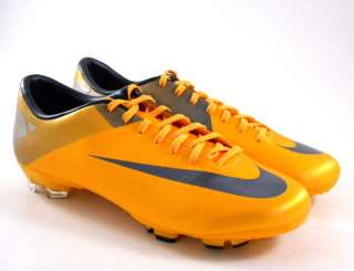   Mercurial Victory FG Bright Orange/Black Soccer Cleats Boots Men Shoes