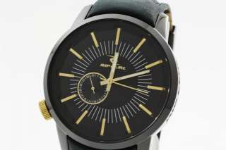 RIP CURL Detroit Mens Black Leather Watch A2297MID NEW  