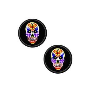 Double Flared Mean Skull Picture Plugs (14)   00g (10mm)   Sold as a 