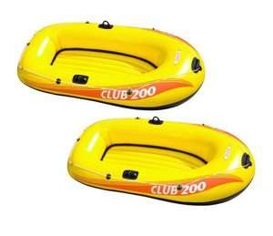 INTEX Club 200 Inflatable Two Person Raft Boat 078257583218  