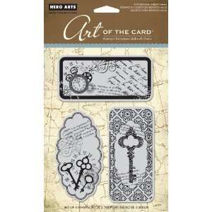 Arts Rubber Stamps Art of the Card Untitled Key Cling Stamp Set Arts 
