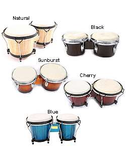 Solid Wood Bongo Drums  