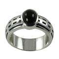 Gems For You Sterling Silver Black Onyx Ring