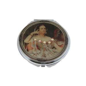 Victorian Lady Queen Compact Mirror