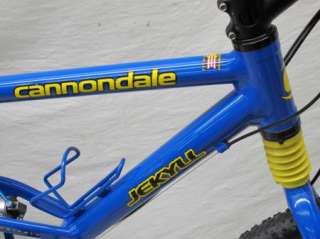 Cannondale Jekyll 900 SL Mountain Bike USA Fatty Ultra Headshok Fox 