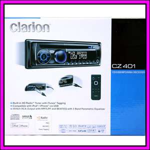 Clarion CZ401 iPod  CD Player Stereo Car Receiver  