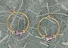 Small 14K Gold Hoop Earring Cartilage/Endless/catchless/tragus/helix 