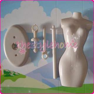 FOR BARBIE DOll Detachable Clothes Dress Model Stand  