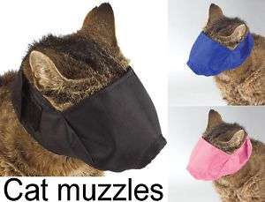   Hooded CAT adjustable Muzzle Pet Grooming Full Face sz S M L  