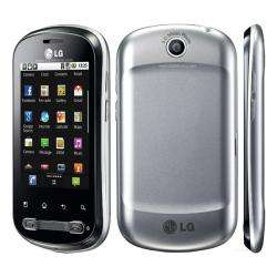 LG Optimus Me P350 Unlocked GSM Silver Cell Phone  Overstock