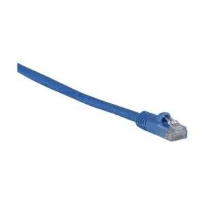  1 Blue CAT5e Patch Cable   Snagless / Molded Boo 