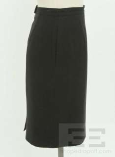 Christian Dior 2 Piece Black Jacket & Skirt Suit Size 2  